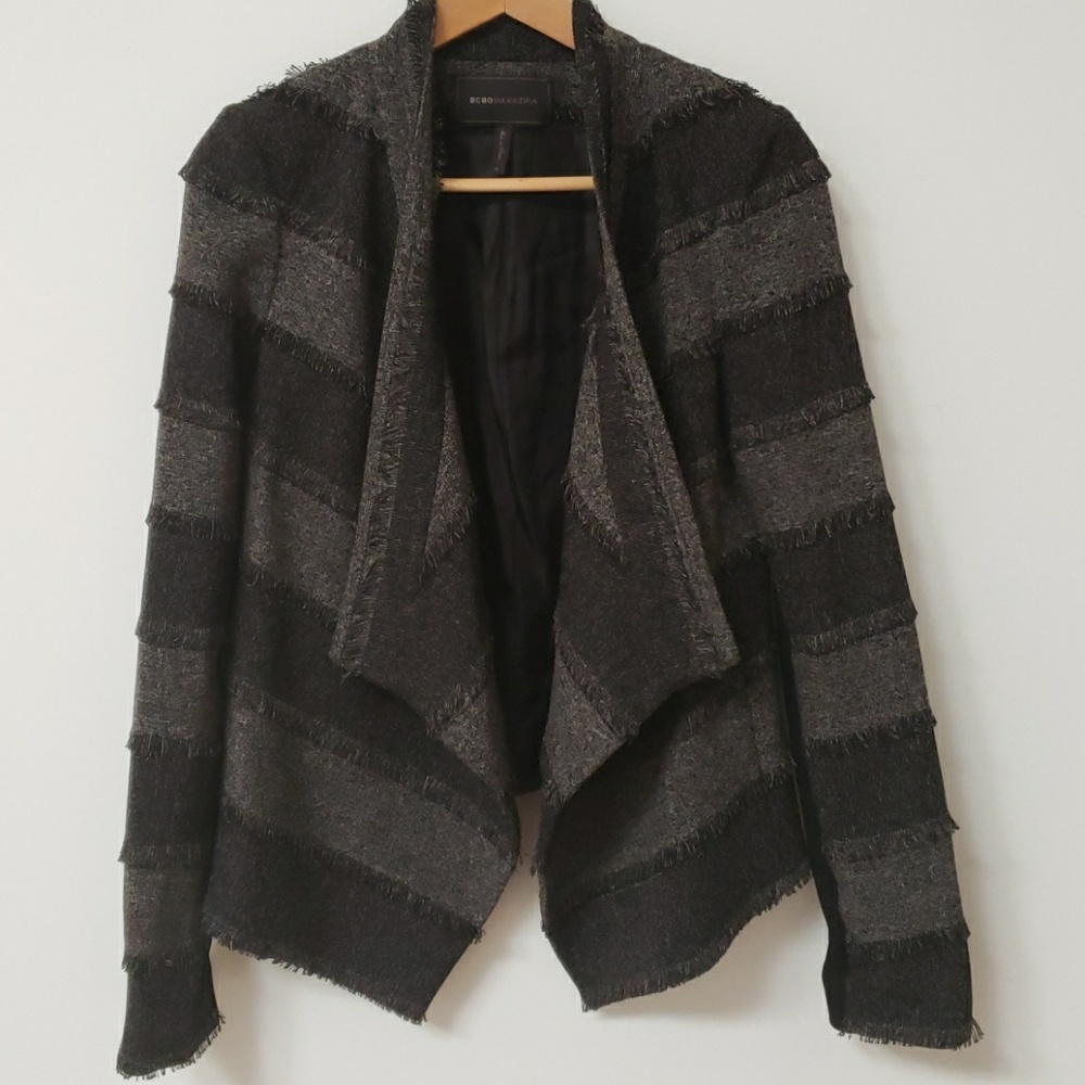 BCBG fringe jacket